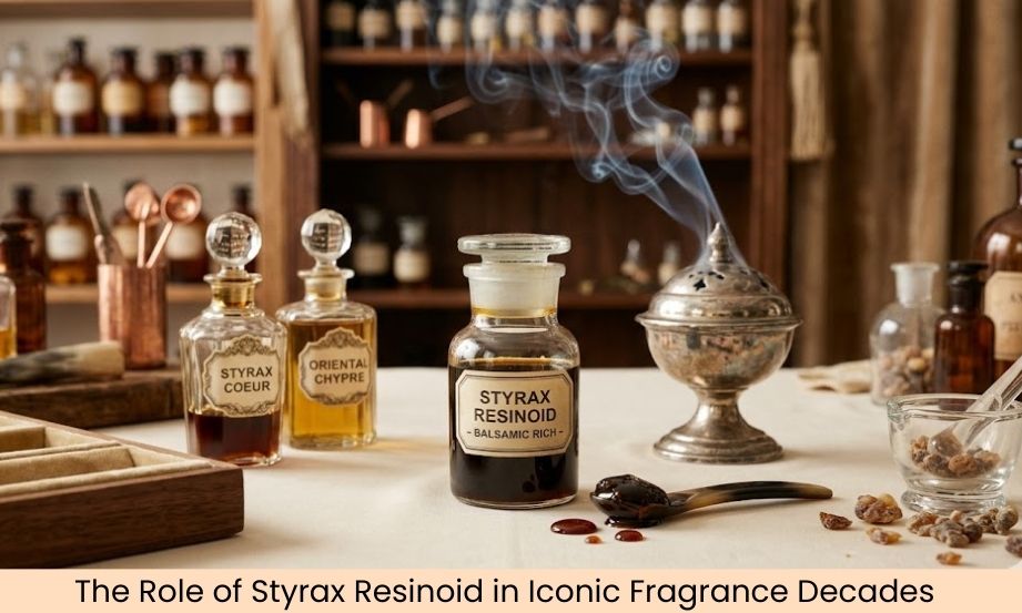 How Master Perfumers Have Used Styrax Resinoid Across Iconic Fragrance Decades