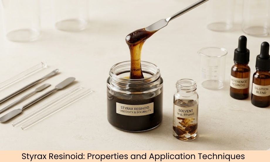 Styrax Resinoid: Viscosity, Solubility, and Handling Properties