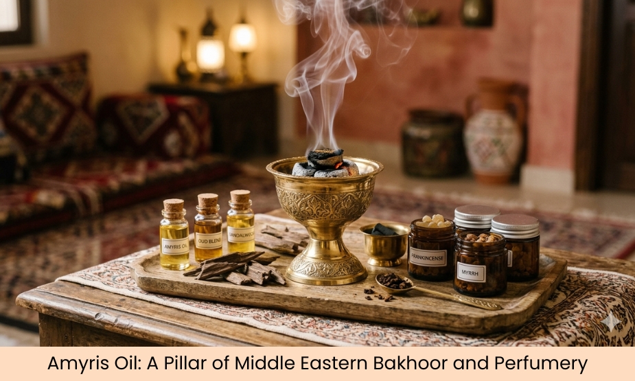 Amyris Oil in Bakhoor & Middle Eastern Fragrance Traditions