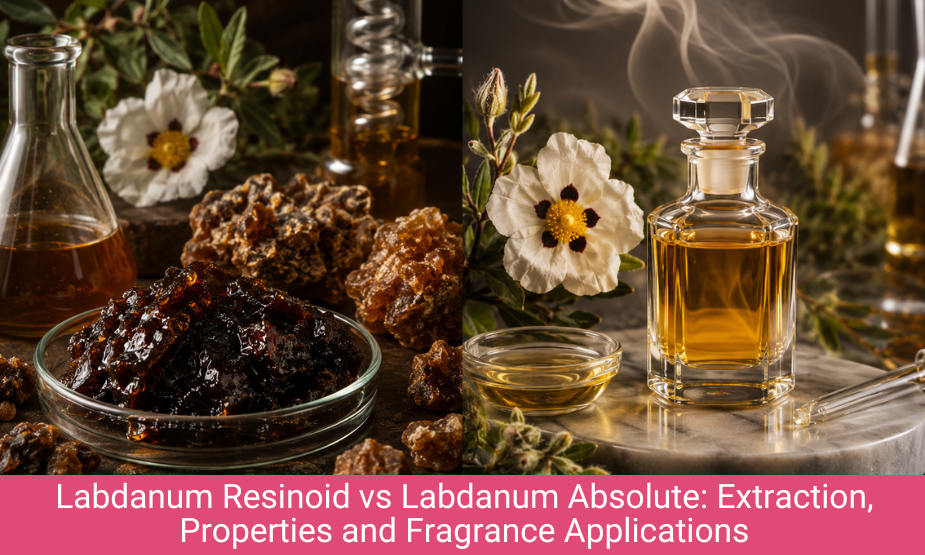 Labdanum Resinoid vs Labdanum Absolute