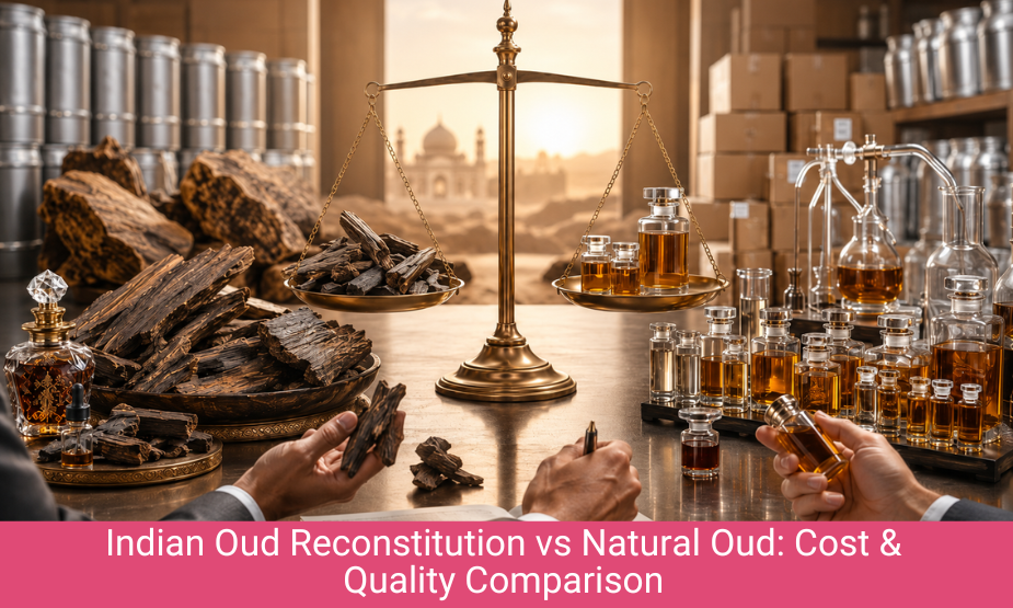 Indian Oud Reconstitution vs. Natural Oud: Cost Effectiveness, Performance, and Quality Comparison for Bulk Buyers