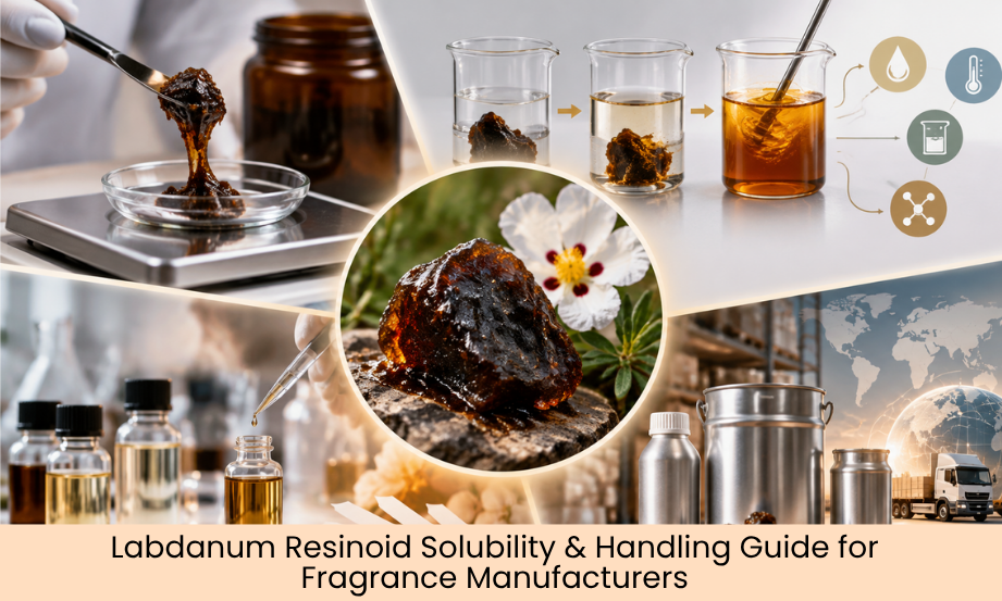 Labdanum Resinoid Solubility and Handling: A Practical Guide for Fragrance Manufacturers