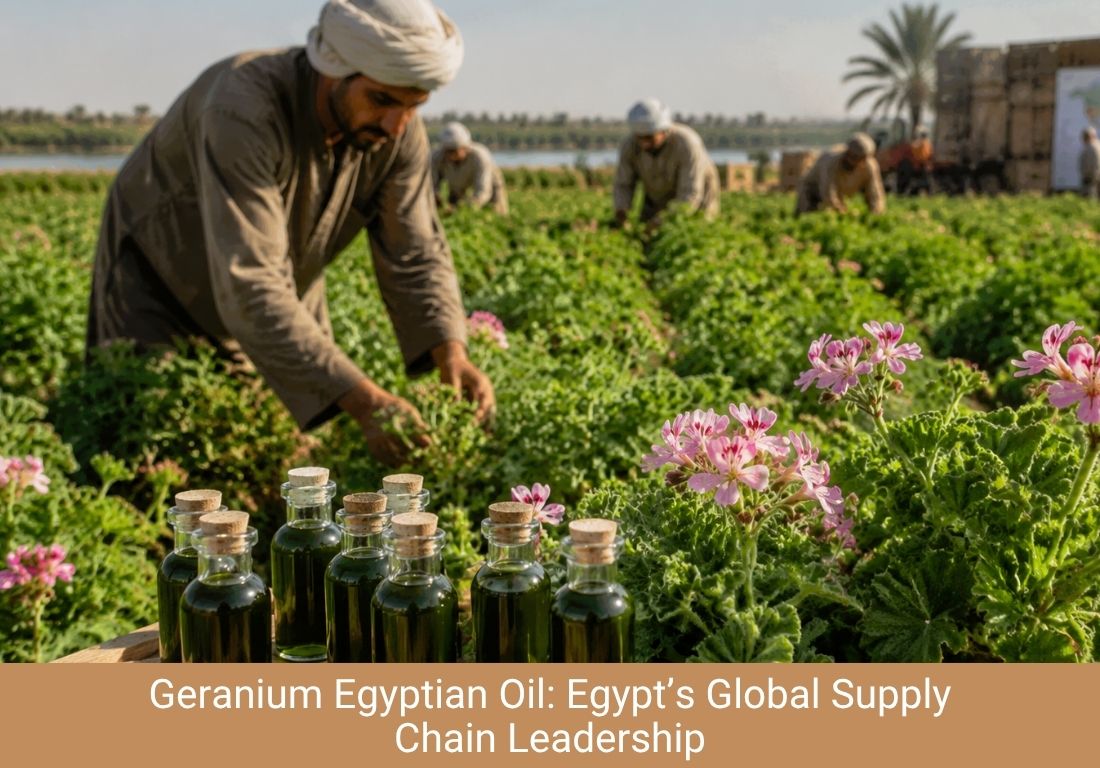 The Superior Role of Geranium Egyptian Oil in Luxury Fragrances