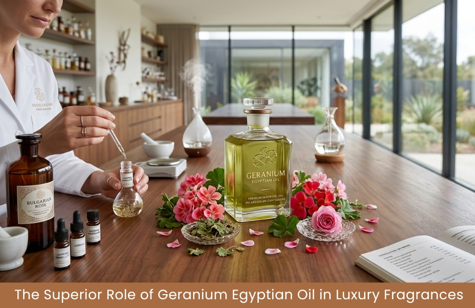 The Superior Role of Geranium Egyptian Oil in Luxury Fragrances